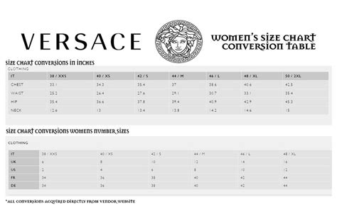 versace belt size chart.